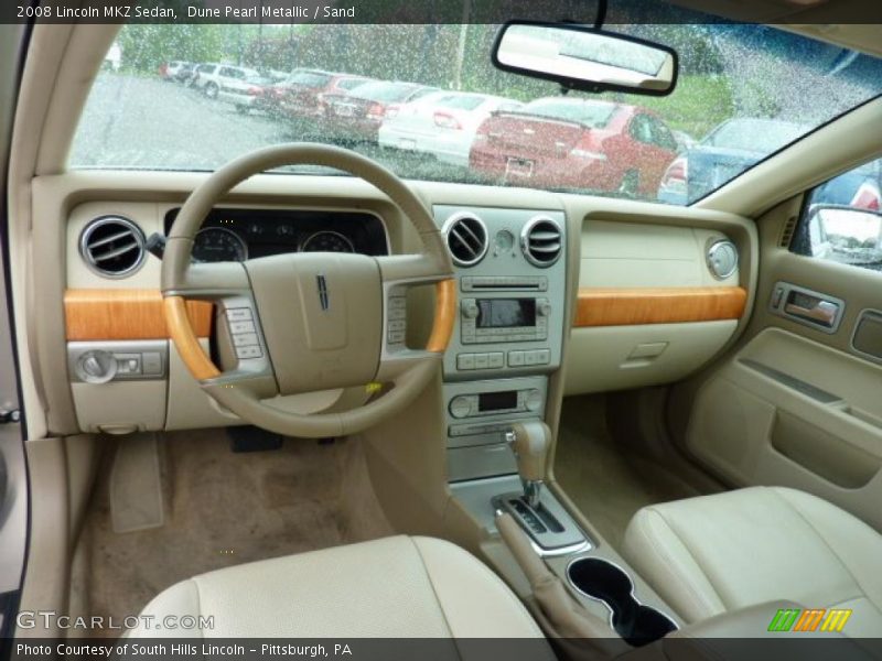 Dune Pearl Metallic / Sand 2008 Lincoln MKZ Sedan
