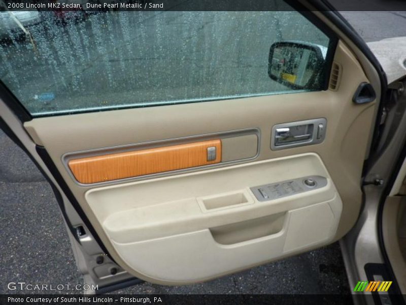 Dune Pearl Metallic / Sand 2008 Lincoln MKZ Sedan