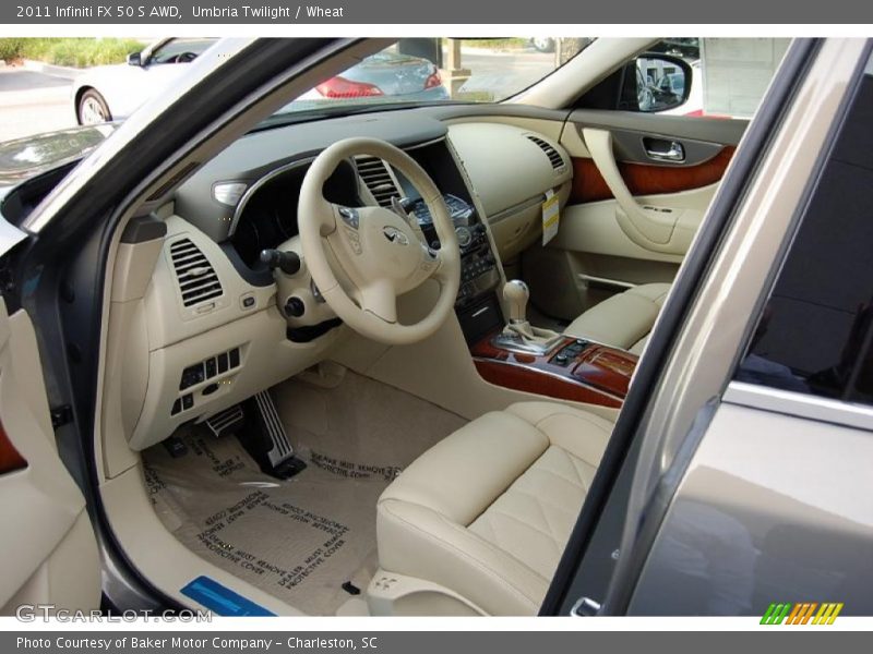  2011 FX 50 S AWD Wheat Interior