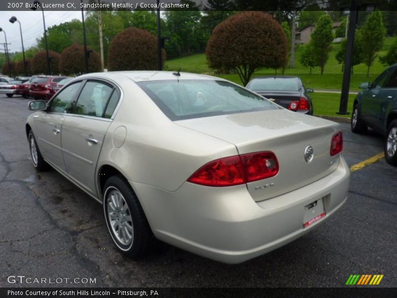 Sandstone Metallic / Cocoa/Cashmere 2007 Buick Lucerne CX