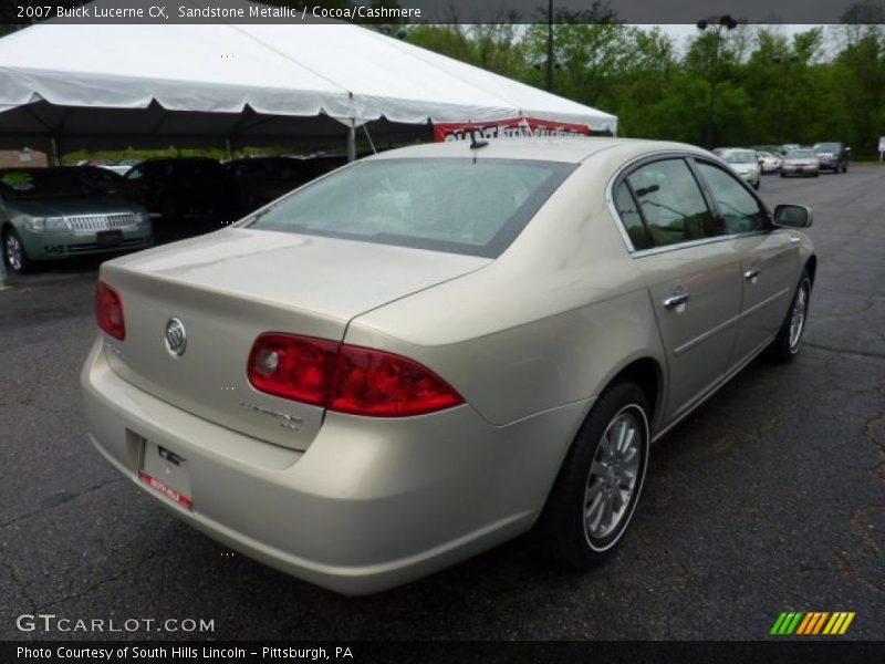 Sandstone Metallic / Cocoa/Cashmere 2007 Buick Lucerne CX