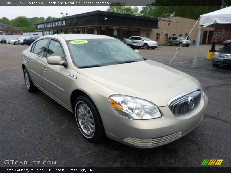 Sandstone Metallic / Cocoa/Cashmere 2007 Buick Lucerne CX