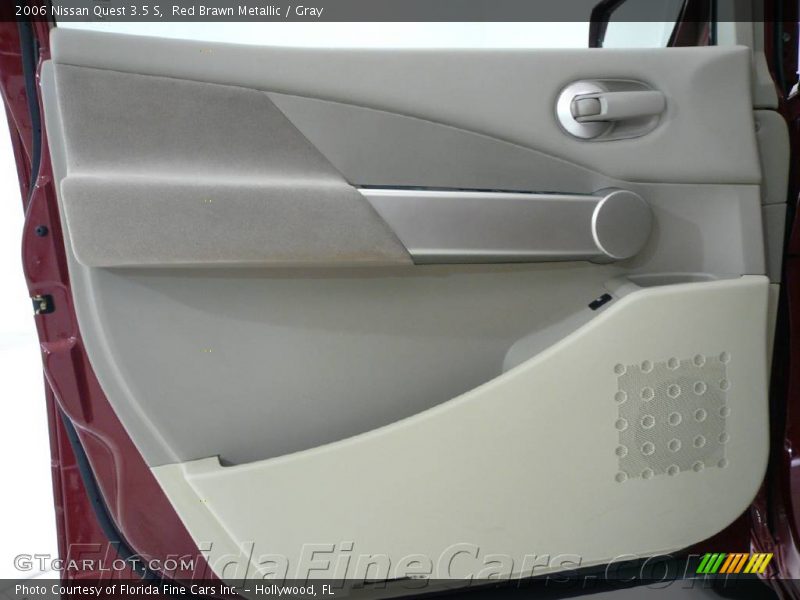 Red Brawn Metallic / Gray 2006 Nissan Quest 3.5 S