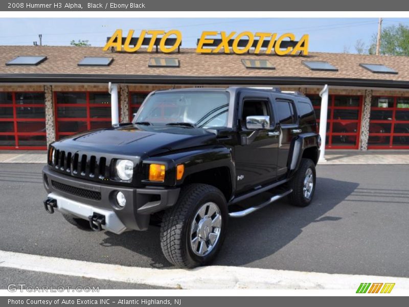 Black / Ebony Black 2008 Hummer H3 Alpha