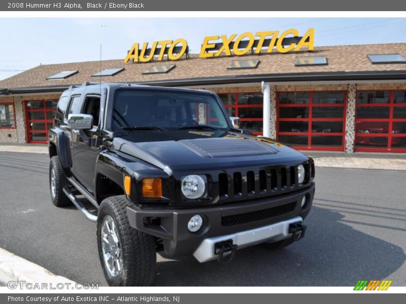 Black / Ebony Black 2008 Hummer H3 Alpha