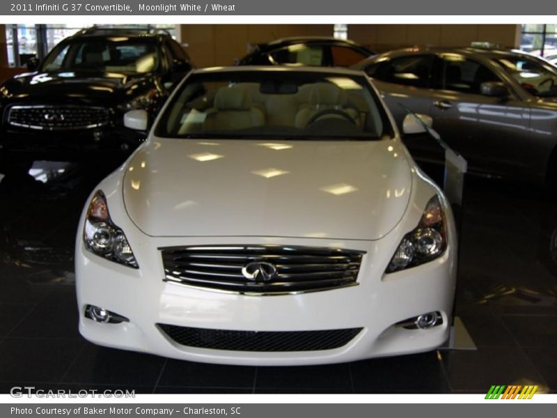 Moonlight White / Wheat 2011 Infiniti G 37 Convertible