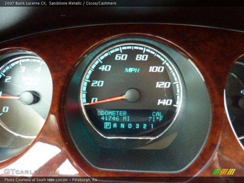 Sandstone Metallic / Cocoa/Cashmere 2007 Buick Lucerne CX