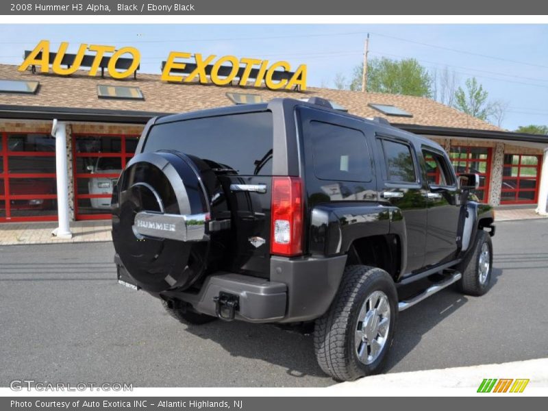 Black / Ebony Black 2008 Hummer H3 Alpha