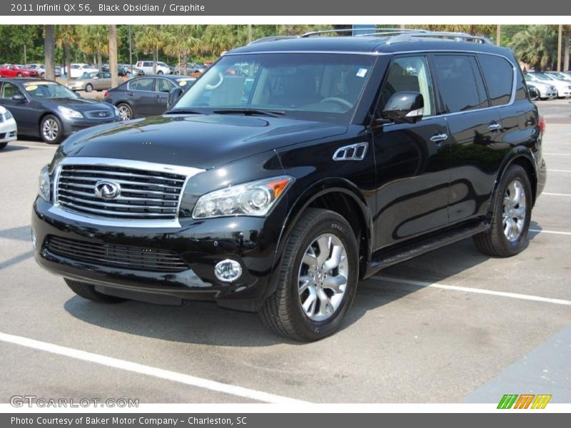 Front 3/4 View of 2011 QX 56