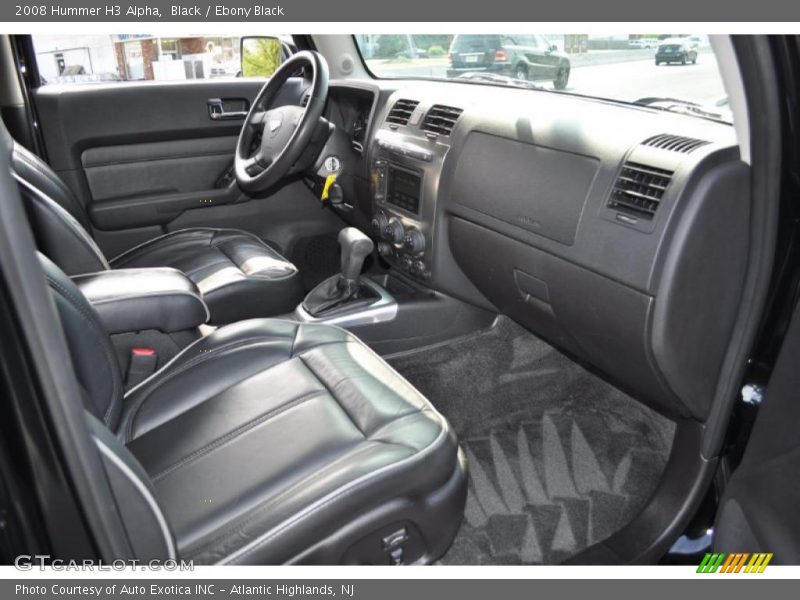 Black / Ebony Black 2008 Hummer H3 Alpha