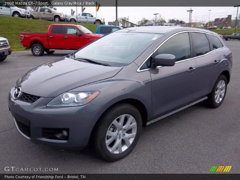 Galaxy Gray Mica / Black 2008 Mazda CX-7 Sport