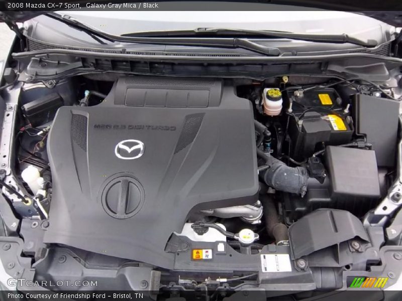 Galaxy Gray Mica / Black 2008 Mazda CX-7 Sport