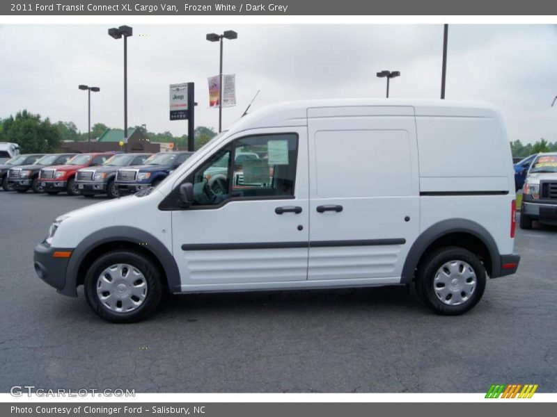 Frozen White / Dark Grey 2011 Ford Transit Connect XL Cargo Van