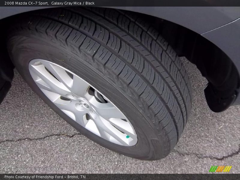Galaxy Gray Mica / Black 2008 Mazda CX-7 Sport