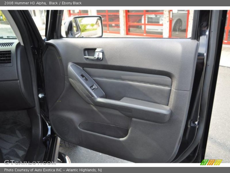 Black / Ebony Black 2008 Hummer H3 Alpha