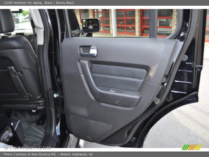 Black / Ebony Black 2008 Hummer H3 Alpha