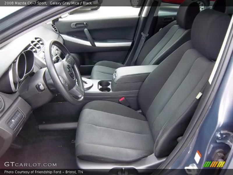 Galaxy Gray Mica / Black 2008 Mazda CX-7 Sport