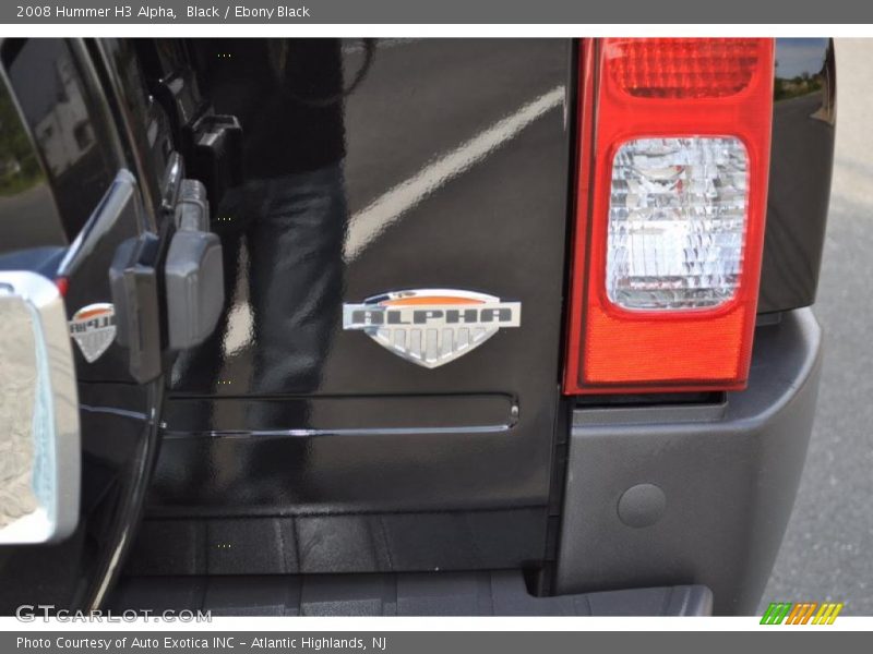 Black / Ebony Black 2008 Hummer H3 Alpha