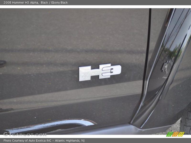 Black / Ebony Black 2008 Hummer H3 Alpha