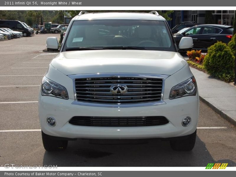 Moonlight White / Wheat 2011 Infiniti QX 56
