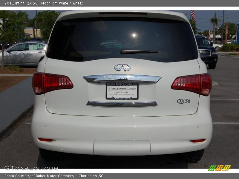 Moonlight White / Wheat 2011 Infiniti QX 56