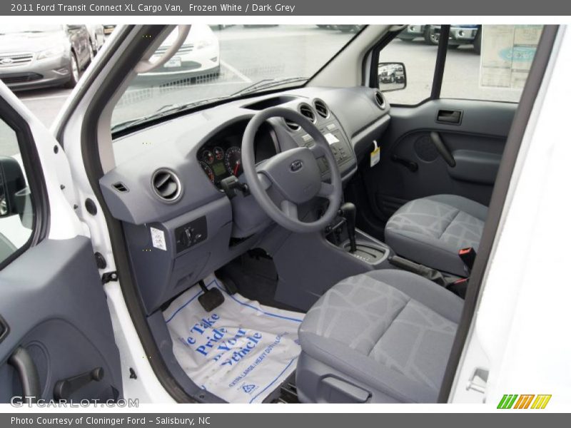 Frozen White / Dark Grey 2011 Ford Transit Connect XL Cargo Van