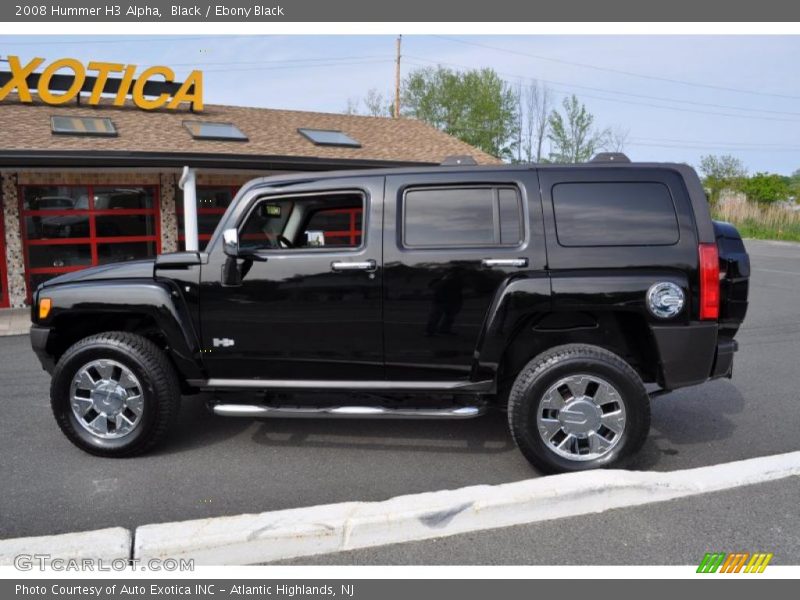 Black / Ebony Black 2008 Hummer H3 Alpha