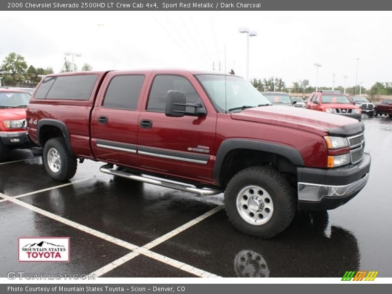 Sport Red Metallic / Dark Charcoal 2006 Chevrolet Silverado 2500HD LT Crew Cab 4x4