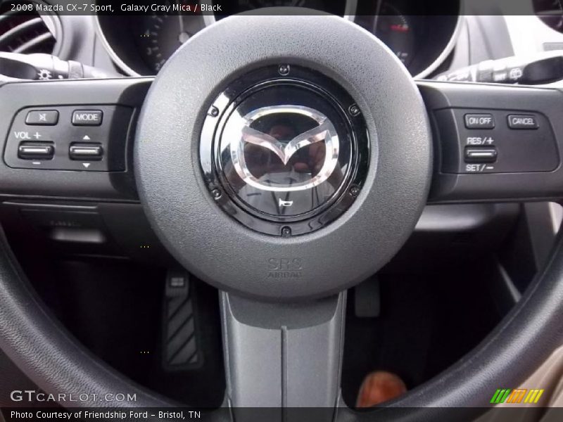 Galaxy Gray Mica / Black 2008 Mazda CX-7 Sport