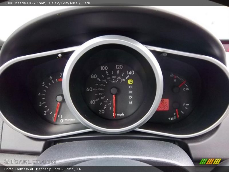 Galaxy Gray Mica / Black 2008 Mazda CX-7 Sport