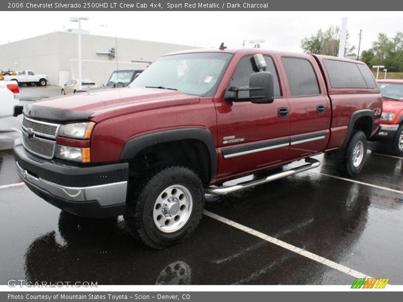 Sport Red Metallic / Dark Charcoal 2006 Chevrolet Silverado 2500HD LT Crew Cab 4x4