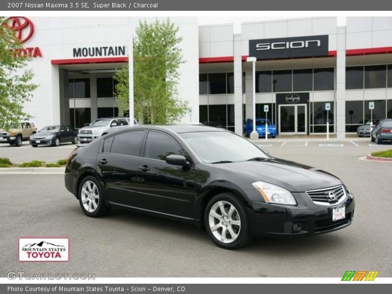 Super Black / Charcoal 2007 Nissan Maxima 3.5 SE
