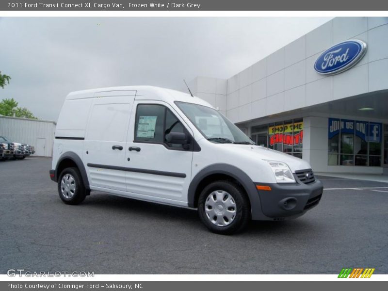 Frozen White / Dark Grey 2011 Ford Transit Connect XL Cargo Van
