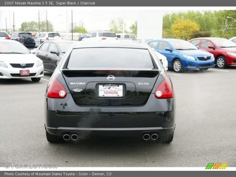 Super Black / Charcoal 2007 Nissan Maxima 3.5 SE