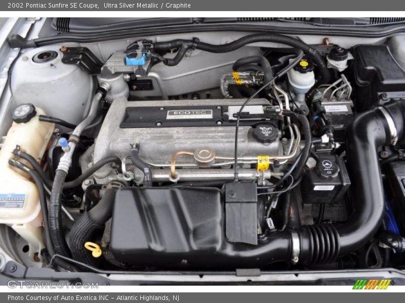  2002 Sunfire SE Coupe Engine - 2.2 Liter DOHC 16-Valve 4 Cylinder