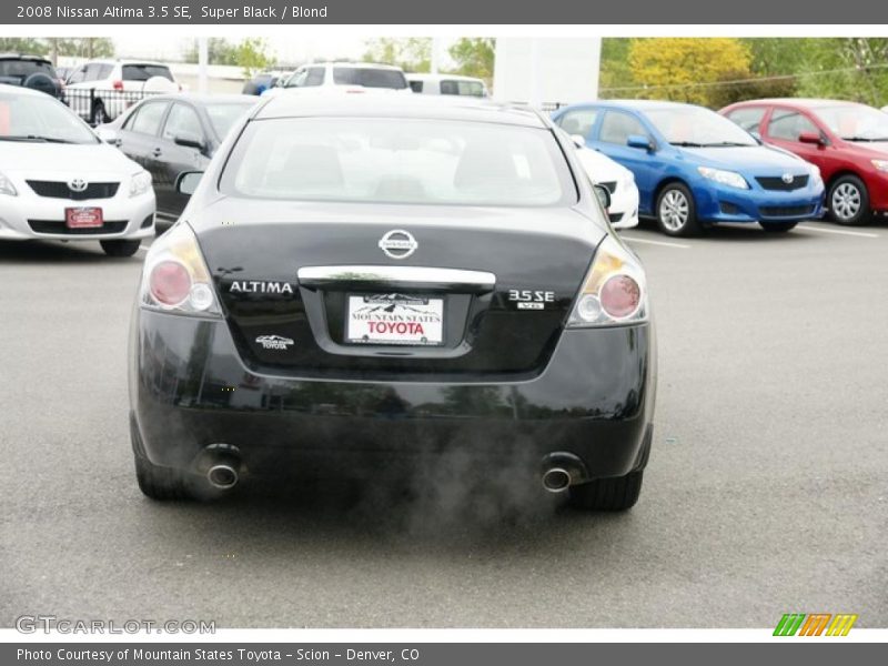 Super Black / Blond 2008 Nissan Altima 3.5 SE