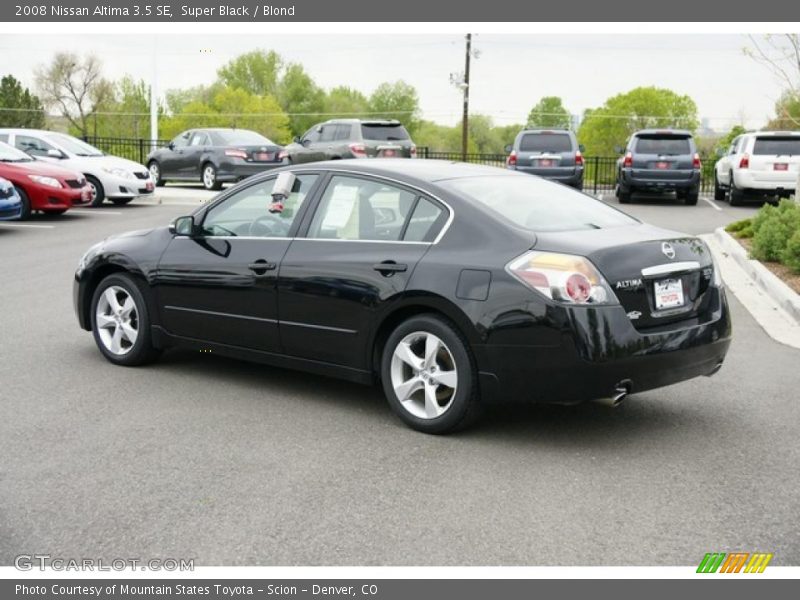 Super Black / Blond 2008 Nissan Altima 3.5 SE