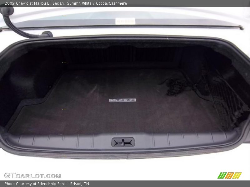 Summit White / Cocoa/Cashmere 2009 Chevrolet Malibu LT Sedan