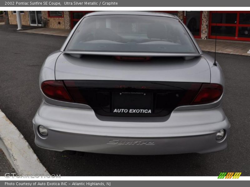 Ultra Silver Metallic / Graphite 2002 Pontiac Sunfire SE Coupe