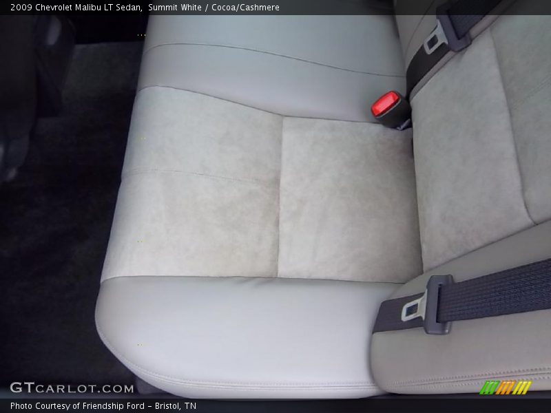 Summit White / Cocoa/Cashmere 2009 Chevrolet Malibu LT Sedan