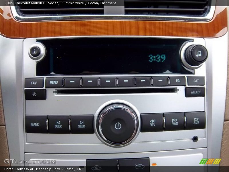 Controls of 2009 Malibu LT Sedan