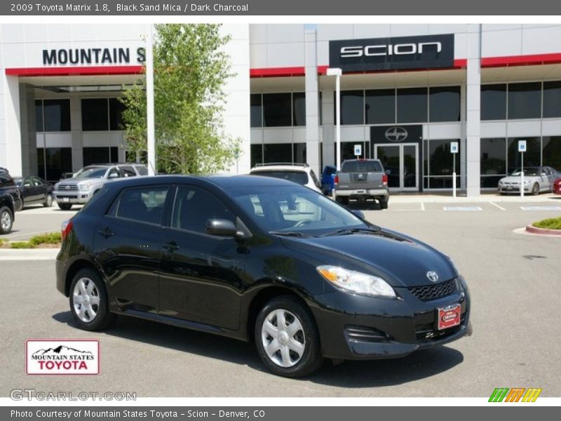 Black Sand Mica / Dark Charcoal 2009 Toyota Matrix 1.8