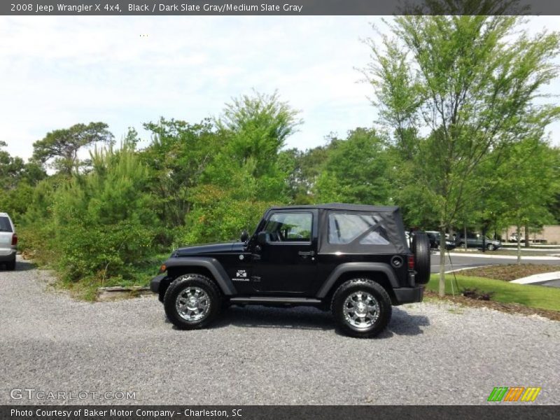 Black / Dark Slate Gray/Medium Slate Gray 2008 Jeep Wrangler X 4x4