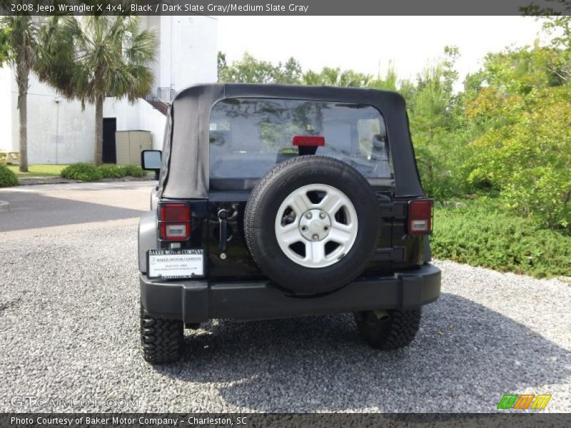 Black / Dark Slate Gray/Medium Slate Gray 2008 Jeep Wrangler X 4x4