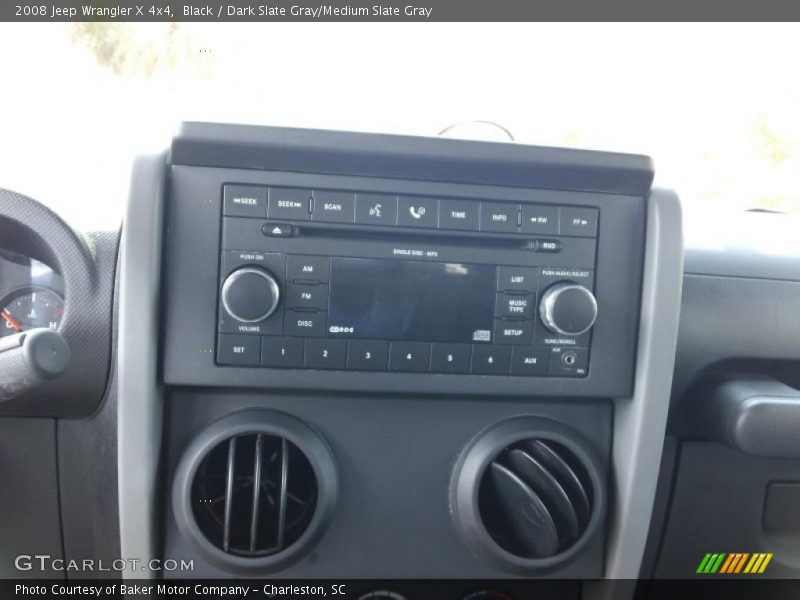 Black / Dark Slate Gray/Medium Slate Gray 2008 Jeep Wrangler X 4x4