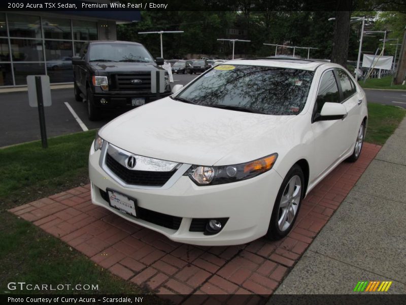 Premium White Pearl / Ebony 2009 Acura TSX Sedan
