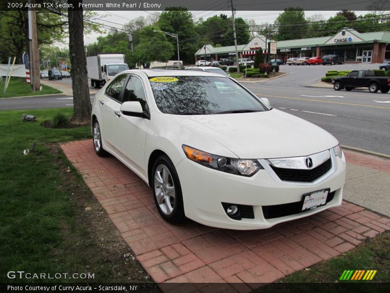 Premium White Pearl / Ebony 2009 Acura TSX Sedan