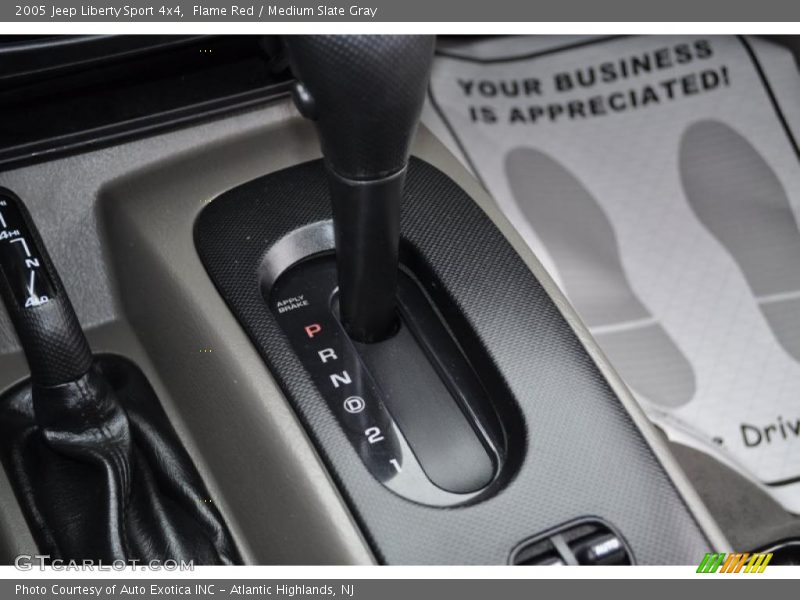 Flame Red / Medium Slate Gray 2005 Jeep Liberty Sport 4x4