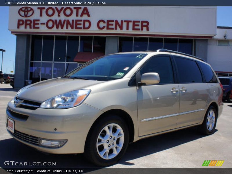 Desert Sand Mica / Taupe 2005 Toyota Sienna XLE Limited
