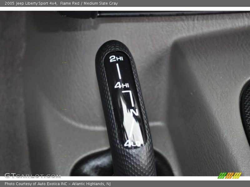 Flame Red / Medium Slate Gray 2005 Jeep Liberty Sport 4x4